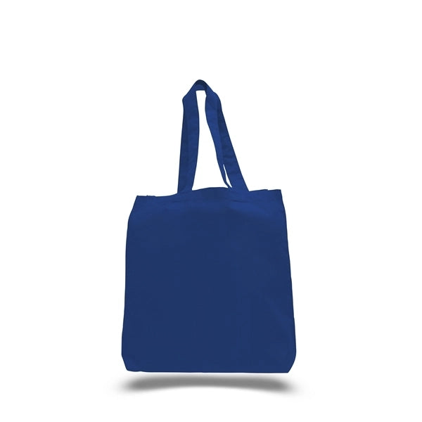 Cotton Sheeting Tote with Gusset (15" X 16" X 3")