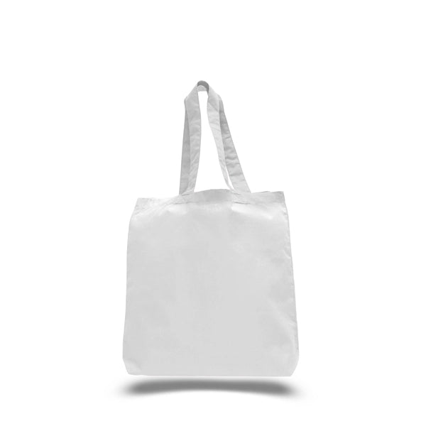 Cotton Sheeting Tote with Gusset (15" X 16" X 3")