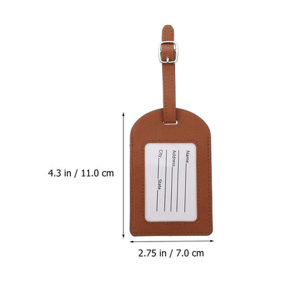 Leather Luggage Tag