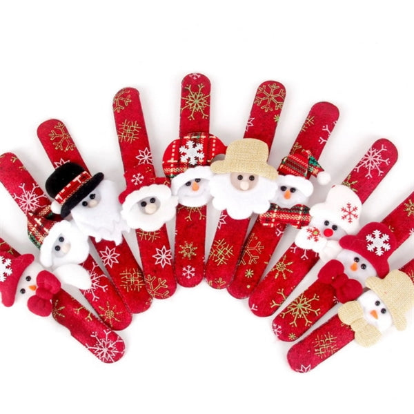 Christmas Wrist Slap Bracelet