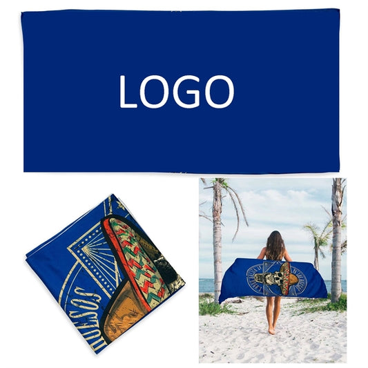 30 x 60 Full Color Microfiber Beach Towel