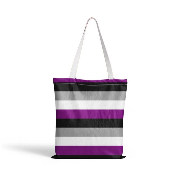 Rainbow Canvas Tote Bag