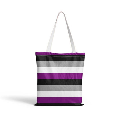 Rainbow Canvas Tote Bag