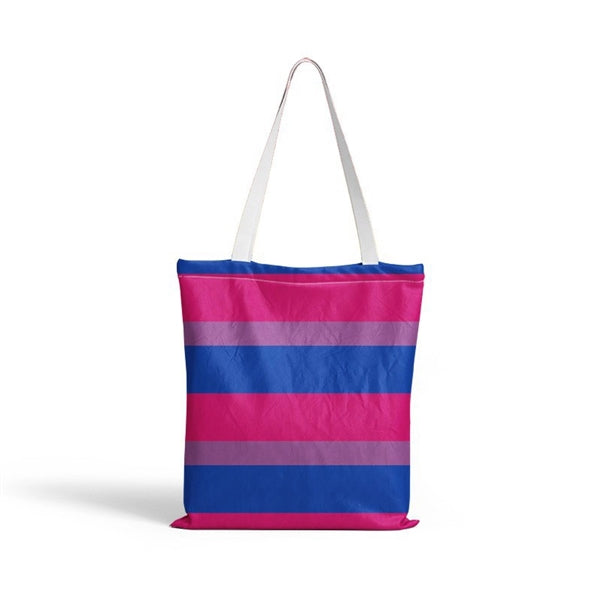 Rainbow Canvas Tote Bag