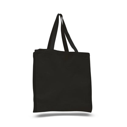 Cotton Canvas Gusset Tote Bag (14 x 15 x 4) 12Oz
