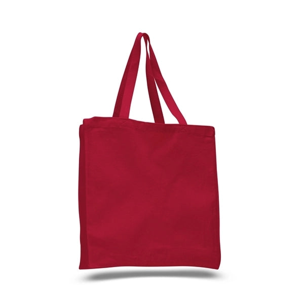 Cotton Canvas Gusset Tote Bag (14 x 15 x 4) 12Oz