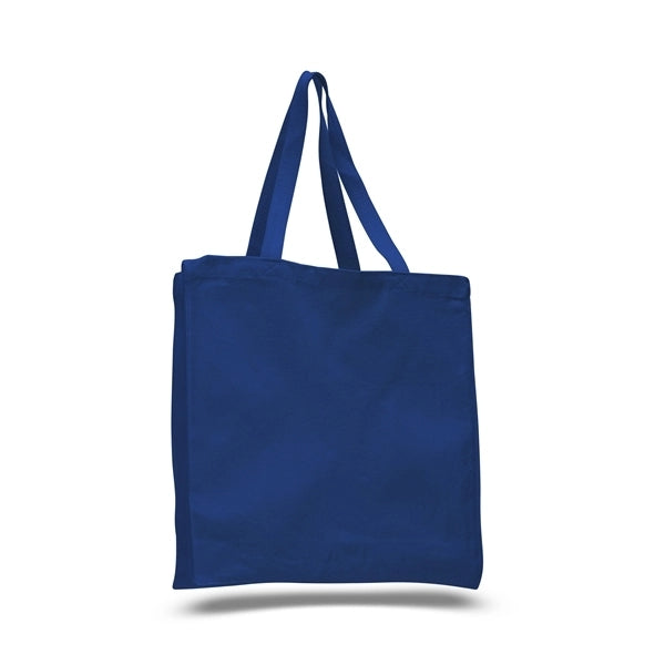 Cotton Canvas Gusset Tote Bag (14 x 15 x 4) 12Oz