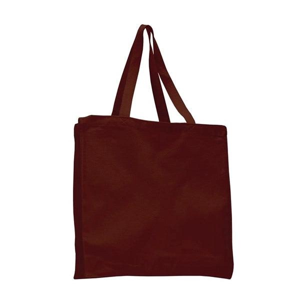 Cotton Canvas Gusset Tote Bag (14 x 15 x 4) 12Oz
