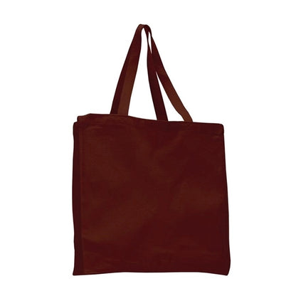 Cotton Canvas Gusset Tote Bag (14 x 15 x 4) 12Oz