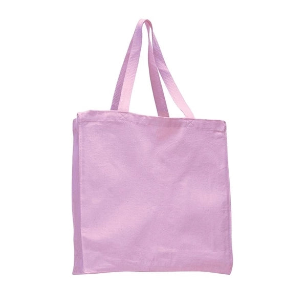 Cotton Canvas Gusset Tote Bag (14 x 15 x 4) 12Oz