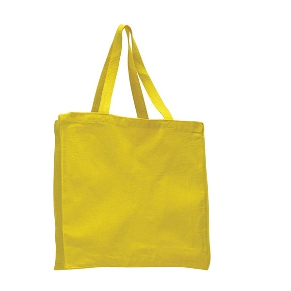 Cotton Canvas Gusset Tote Bag (14 x 15 x 4) 12Oz