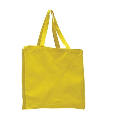 Cotton Canvas Gusset Tote Bag (14 x 15 x 4) 12Oz