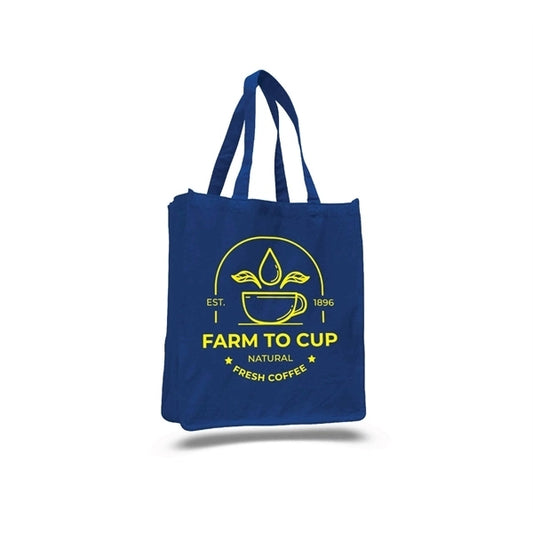 Canvas Jumbo Shopper Gusset Bag (14 x 17 x 7) 12Oz