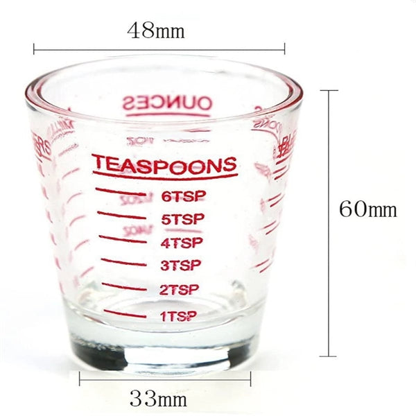 2 Oz Shot Glasses Measuring Cup