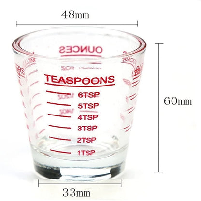 2 Oz Shot Glasses Measuring Cup