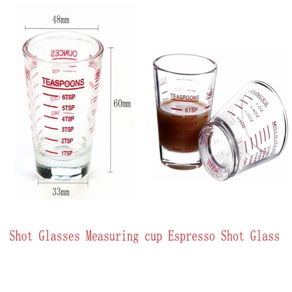 2 Oz Shot Glasses Measuring Cup