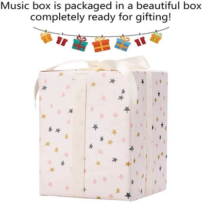 Led Lights Musical Box Snow Globe