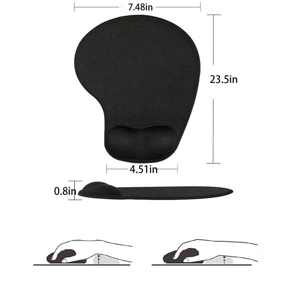 Mouse Pad With Wrist Guard