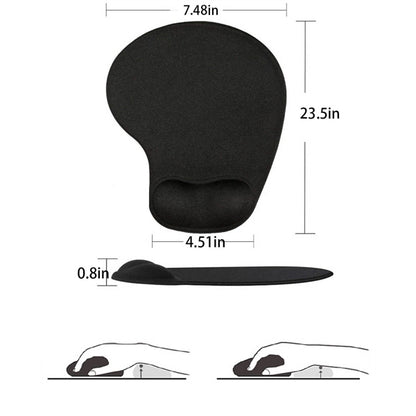 Mouse Pad With Wrist Guard