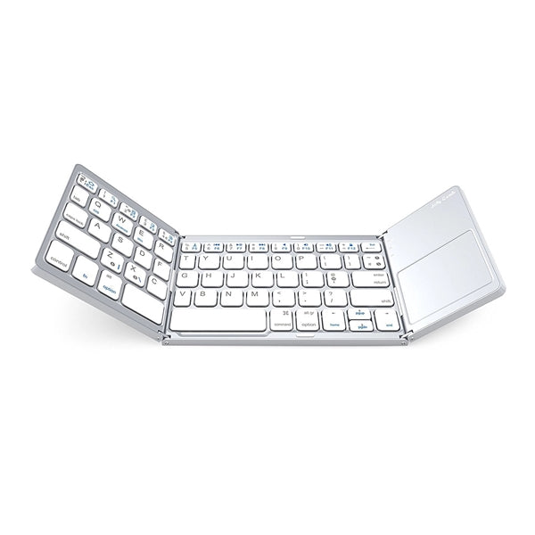 Universal Foldable Bluetooth Keyboard With Touchpad