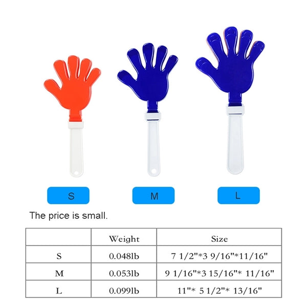 7.5 Hand Clapper Plastic Noise Makers Party Game Accessories