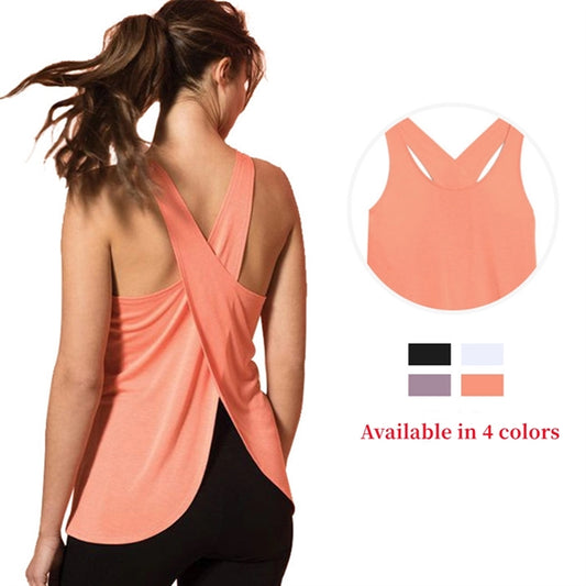 Women'S Fitness Shirt Sleeveless Sports Top Yoga Vest