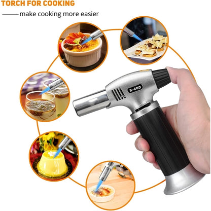 Refillable Butane Torch Lighter