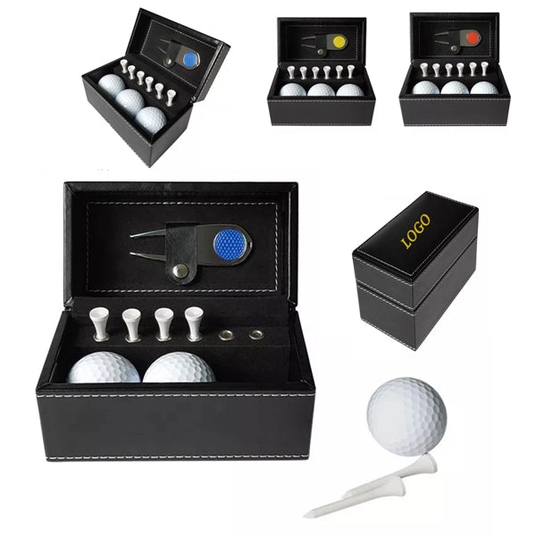 Golf Accessories Gift Set With Pu Box