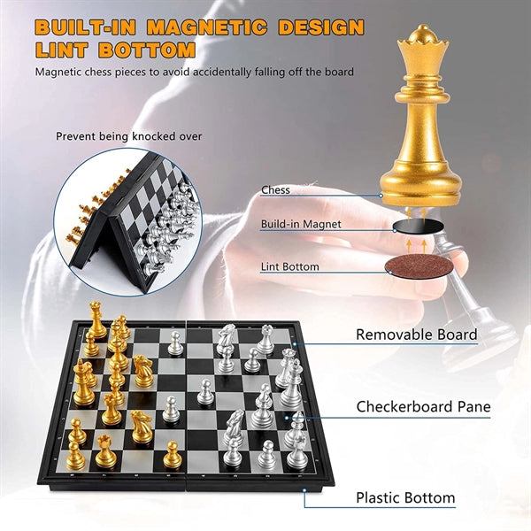 Magnetic Folding Chess Set