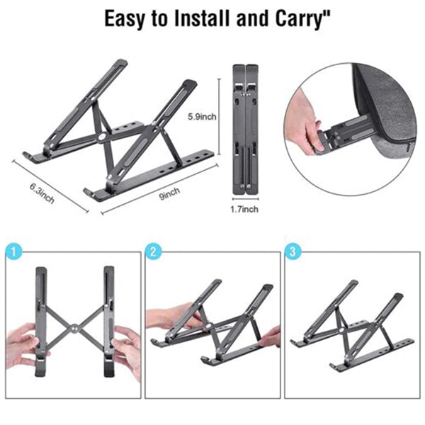 Aluminum Laptop Holder Stand For Desk