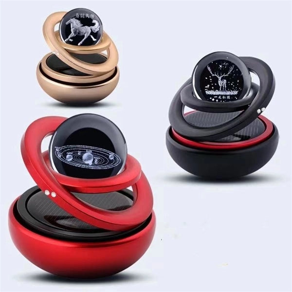 Solar Energy Rotating Car Diffuser