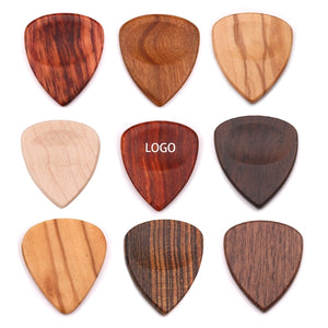 Classic Wooden Guitar Pick