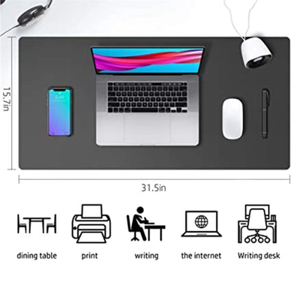 Leather Double Sided Desk Mouse Pad