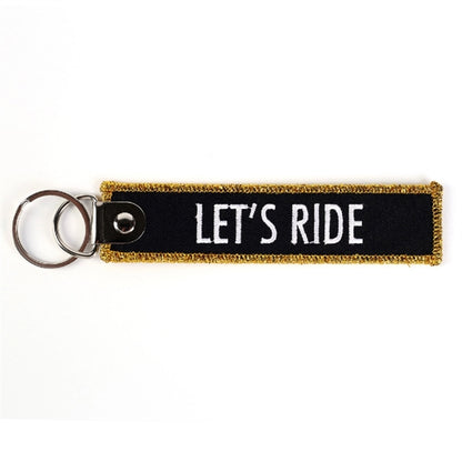 Embroidery Keychain Customized Label Logo Clothes Bag Tag
