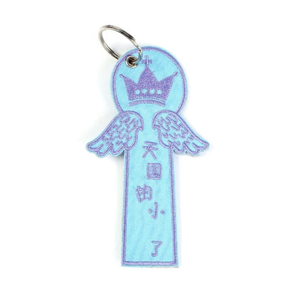 Embroidery Keychain Customized Label Logo Clothes Bag Tag