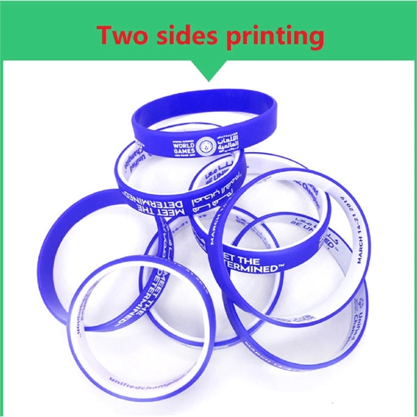 Rubber Silicone Wristband Bracelet Customized