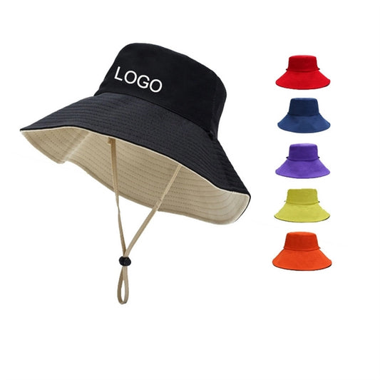 Sun Wide Brim Bucket Hats Fisherman's Caps