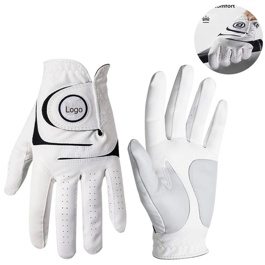 Super Soft Leather Golf Gloves