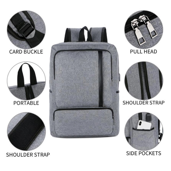 Multifunctional Laptop Backpack With Usb Charging Port