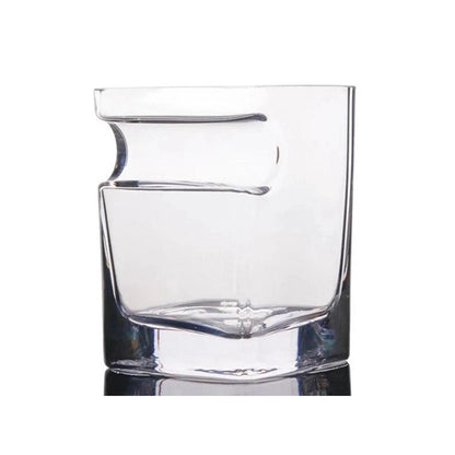 Rock Glass With Cigar Holder