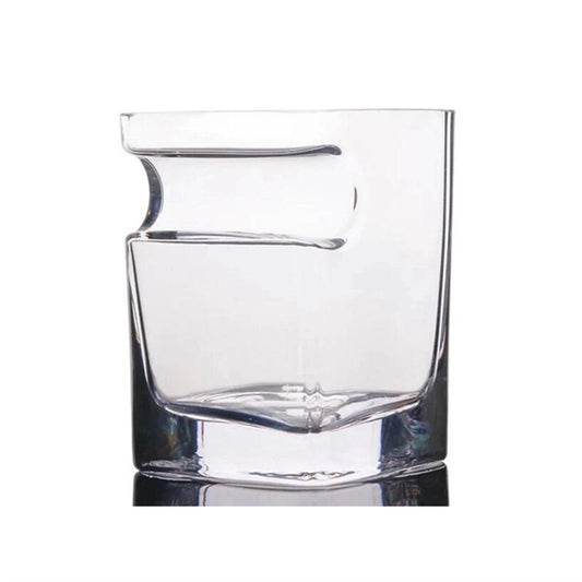 Rock Glass With Cigar Holder