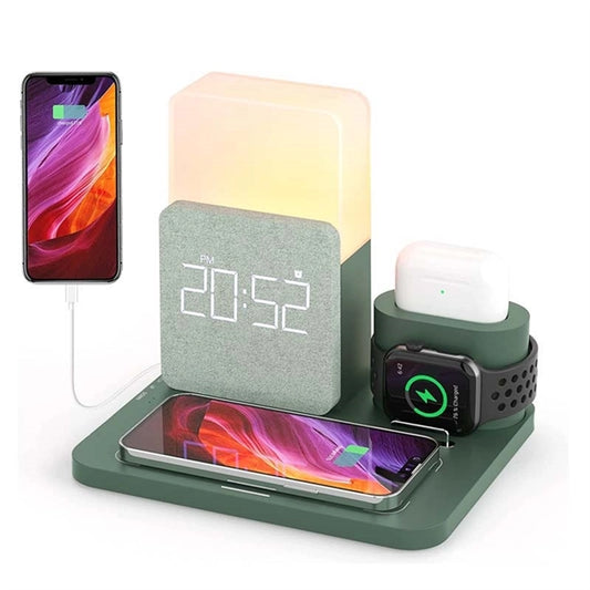 Wireless Charging Station with Lamp
