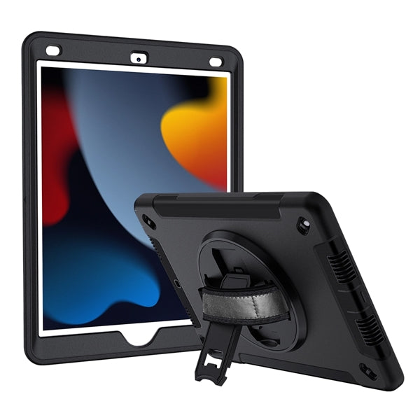 iPad 10.2" 2019 Rugged case with adjustable Hand Stp