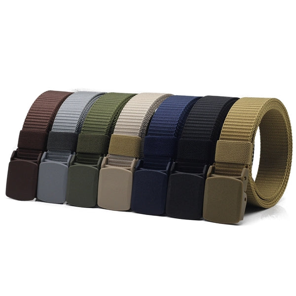 Nylon Military Tactical Belt With Plastic Buckle