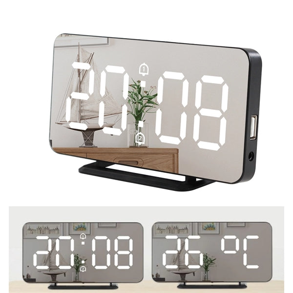 Led Mirror Electronic Clock