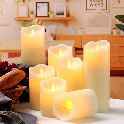 Flameless Led Candle Set Of 7