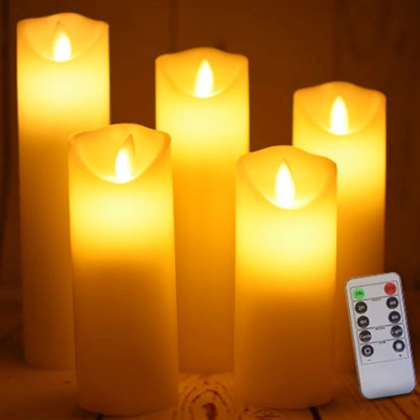Flameless Led Candle Set Of 7
