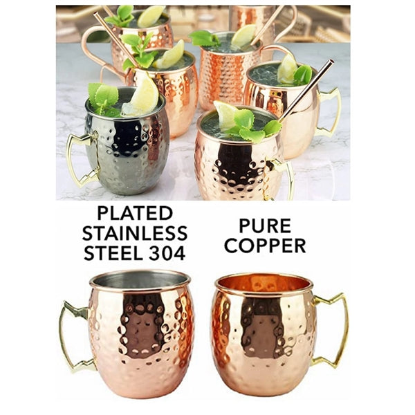 16 Oz Moscow Mule Stainless Steel Mug