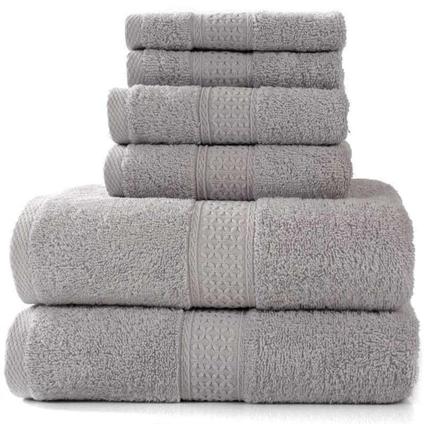 6 Pieces Bath Towel Set