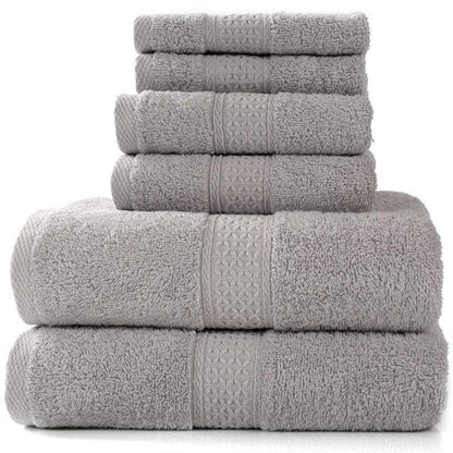 6 Pieces Bath Towel Set